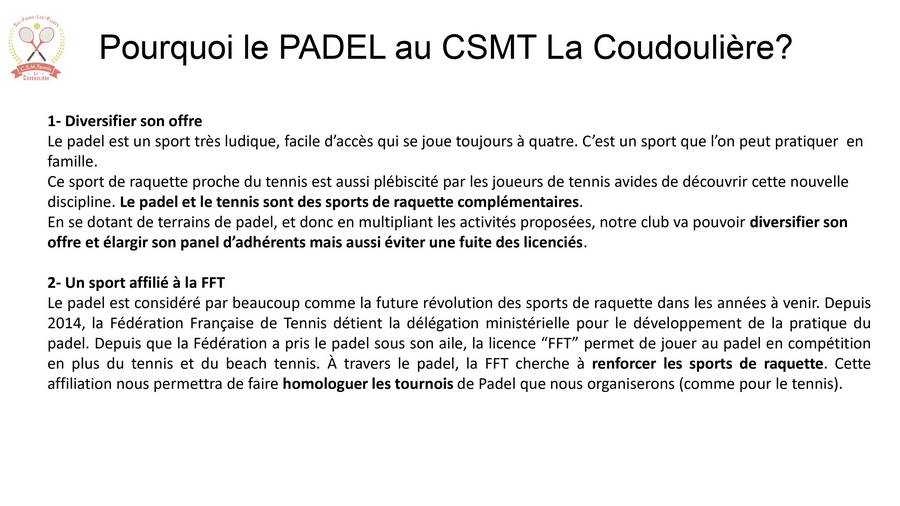 Pourquoi Padel images 3